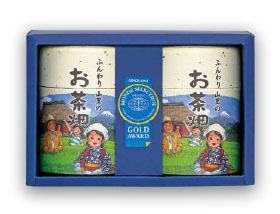 ふんわり山里のお茶畑120g化粧缶×2
