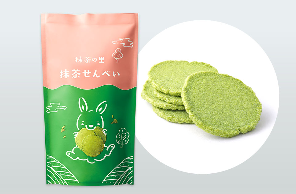 【332】抹茶せんべい